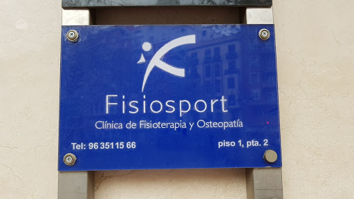 Centro de fisioterapeutas Fisiosport en Valencia -